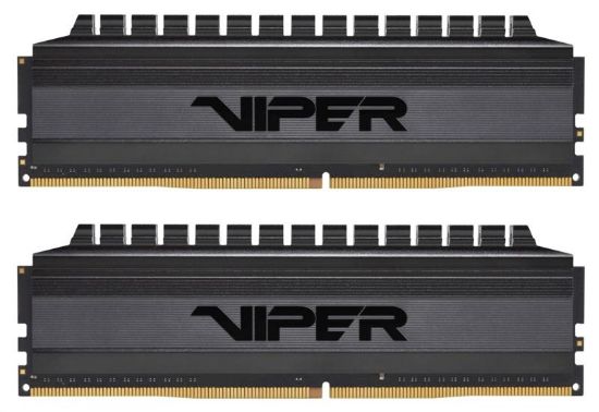  Зображення Модуль пам'яті для комп'ютера DDR4 16GB (2x8GB) 3000 MHz Viper Blackout Patriot (PVB416G300C6K) 